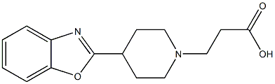 3-[4-(1,3-Benzoxazol-2-yl)piperidin-1-yl]propanoic acid|