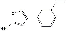 5-Amino-3-(3-methoxyphenyl)isoxazole Structure