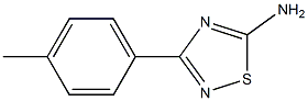 5-Amino-3-(4-methylphenyl)-1,2,4-thiadiazole Structure