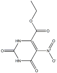 Ethyl 2,6-dioxo-5-nitro-1,2,3,6-tetrahydropyrimidine-4-carboxylate Structure