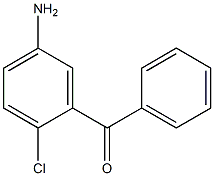 2,5-AMINOCHLOROBENZOPHENONE 结构式