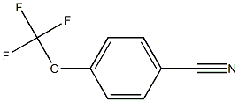 4-TRIFLUOROMETHOXYBENZONITIRLE 结构式