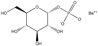 A-D-GLUCOSE-1-PHOSPHATE MONOBARIUM SALT Structure