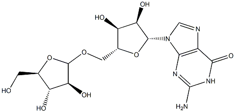 ARABINFURANOSYLGUANOSINE 化学構造式