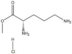 L-ORNITHINE METHYLESTER MONOHYDROCHLORIDE Struktur