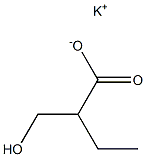 POTASSIUM -HYDROXY--METHYL BUTYRATE 结构式