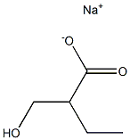 SODIUM -HYDROXY--METHYL BUTYRATE Structure