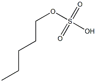 amyl sulfate Structure