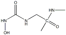 1-methyl-5-hydroxy-hydantoylmethylamide Struktur