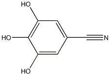 3,4,5-三羥氰苯, , 结构式