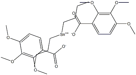di-n-butyltin(IV) trimethoxybenzoate Struktur