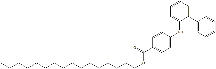 hexadecyl 4-biphenylamino benzoate,,结构式