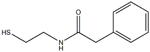 N-(2'-mercaptoethyl)-2-phenylacetamide 化学構造式