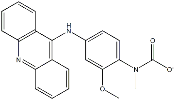 methyl-N-(4-(9-acridinylamino)-2-methoxyphenyl)carbamate