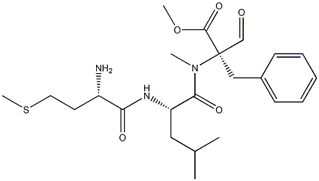 formyl-methionyl-leucyl-N-methylphenylalanine methyl ester,,结构式