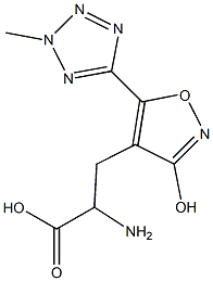 2-amino-3-(3-hydrox-5(2-methyl-2H-tetrazol-5-yl)isoxazol-4-yl)propionic acid|