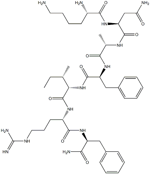  lysyl-asparaginyl-alanyl-phenylalanyl-isoleucyl-arginyl-phenylalaninamide