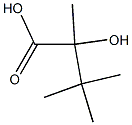 2-hydroxy-2,3,3-trimethylbutanoic acid Struktur