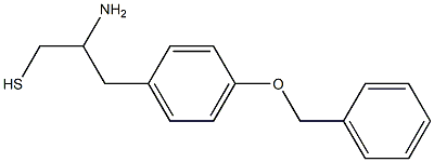 3-(4-benzyloxyphenyl)-2-amino-1-propanethiol Structure
