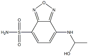 4-(aminosulfonyl)-7-(ethanolamino)-2,1,3-benzoxadiazole Structure