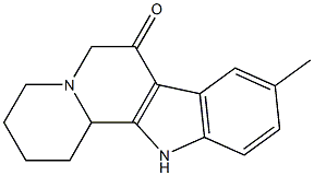  9-methyl-1,2,3,4,6,7,12,12b-octahydro-7-oxo-indolo(2,3-a)quinolizine