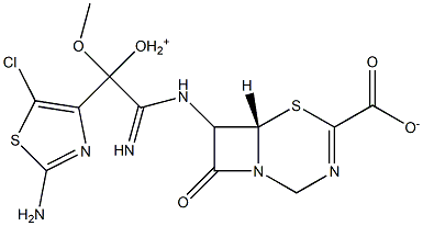 7-(2-(2-amino-5-chlorothiazole-4-yl)-2-methoxyiminoacetamido)-3-azolium-3-cephem-4-carboxylate
