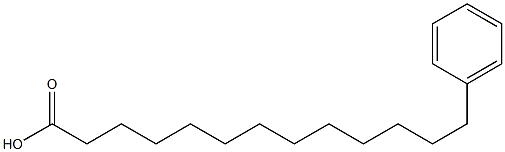 13-フェニルトリデカン酸 化学構造式