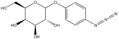 p-azidophenyl galactopyranoside Structure