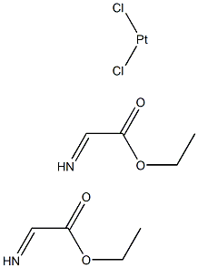 dichlorobis(ethyl iminoacetate)platinum(II) 结构式