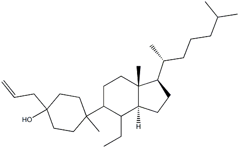 2-propenyl-5,6-secocholestan-3-ol Structure