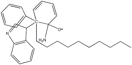 1,2-dihydro-2-decyl-2-phenyl-3H-indole-3-phenylimino-1-oxyl