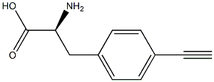 p-ethynylphenylalanine Structure