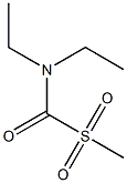 S-methyl-N,N-diethylthiolcarbamate sulfone Structure