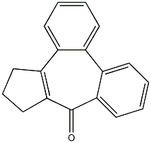 6,7-dihydrodibenzo(e,g)azulen-8(5H)-one,,结构式