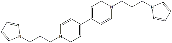 N,N'-di(3-pyrrol-1-ylpropyl)-4,4'-bipyridine,,结构式