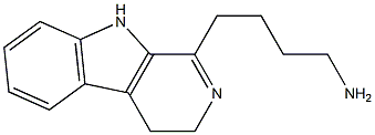 1-(4-aminobutyl)-3,4-dihydro-beta-carboline 结构式