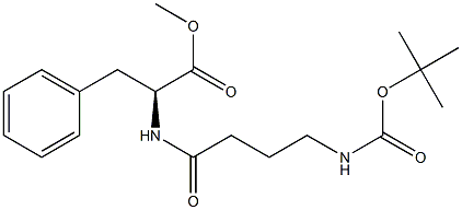 tert-butyloxycarbonyl-aminobutyryl-phenylalanine methyl ester