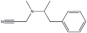 N-cyanomethylmethamphetamine,,结构式