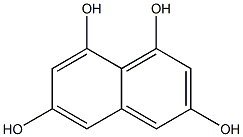 1,3,6,8-tetrahydroxynaphthalene Struktur