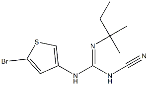  N-(5-bromo-3-thienyl)-N'-cyano-N''-tert-pentylguanidine