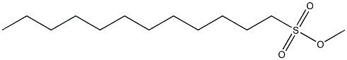 methyl dodecane sulfonate 结构式