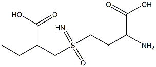 2-amino-4-(2-carboxybutylsulfonimidoyl)butanoic acid 结构式