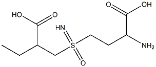 2-amino-4-(2-carboxybutylsulfonimidoyl)butanoic acid Structure