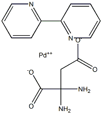  (2,2'-bipyridine)(diaminosuccinic acid)palladium(II)