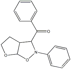 hexahydro-2-phenylfuro(3,2-d)isoxazol-3-yl phenyl ketone|