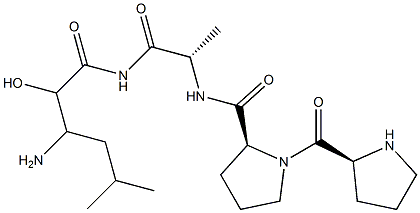 (3-amino-2-hydroxy-5-methylhexanoyl)-prolyl-prolyl-alaninamide,,结构式