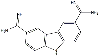 3,6-bis(amidine)carbazole Structure