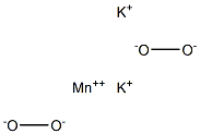 potassium manganese peroxide Structure