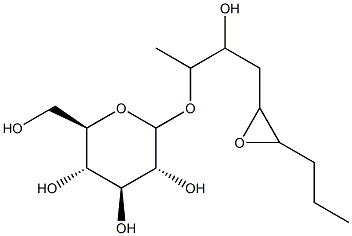 5,6-epoxy-5,6-dihydro-3-hydroxy-beta-ionylglucoside Structure