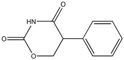 5-phenyl-1,3-oxazinane-2,4-dione 化学構造式